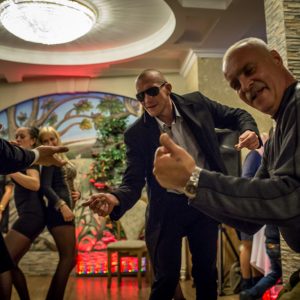 Igor Bezler unit members dance
 at the wedding of thier comrades in Gorlovka, 
Donetsk region, Ukrane