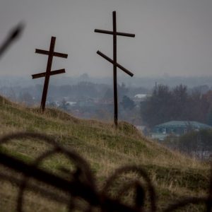 After the collapse of the Soviet Union and the civil war in Tajikistan, most of the Russian-speaking people left the country. Graveyards with Christian crosses are a subtle reminder that they lived here in the past.