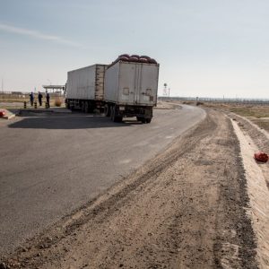 But no equipment, not even the most perfect, will be effective, if a hole in the border can be made with a bribe. Even during our prearranged visit to Panji Poyon border checkpoint, bags of fruit kept ‘falling’ from trucks as if it was nothing.