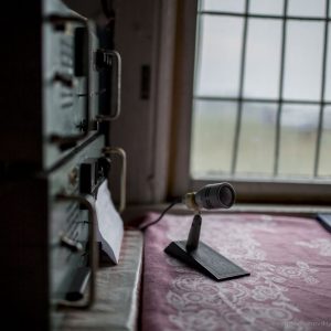 The airport’s radio, preserved in perfect working order. Photographer Petr Shelomovskiy says Prokopyev's dedication to his work is typical for a man who came of age in the Soviet era. “He was proud to do his job, and be a part of something. His biggest dream is that this airport will one day work again.”
